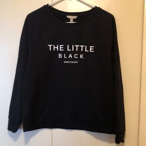 Banana Republic “ The Little Black Sweatshirt”